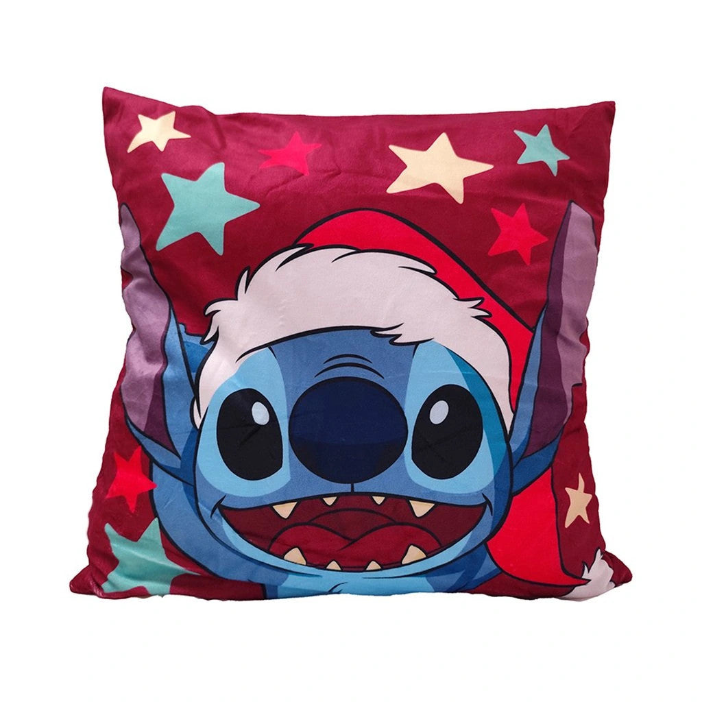 Disney Lilo un Stitch Zvaigžņu Ziemassvētku spilvena pārvalks 40x40 cm samts