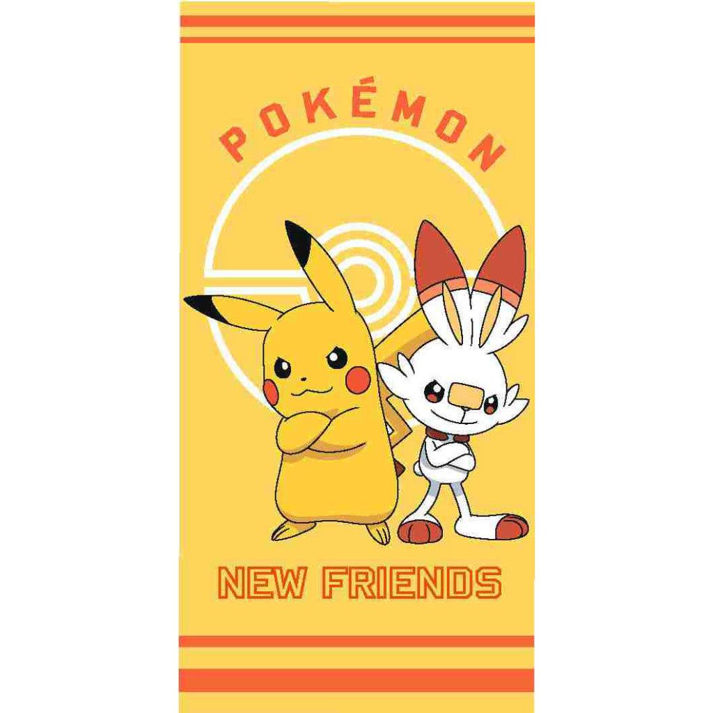 Pok√©mon New Friends vannas dvielis, pludmales dvielis 70x140cm