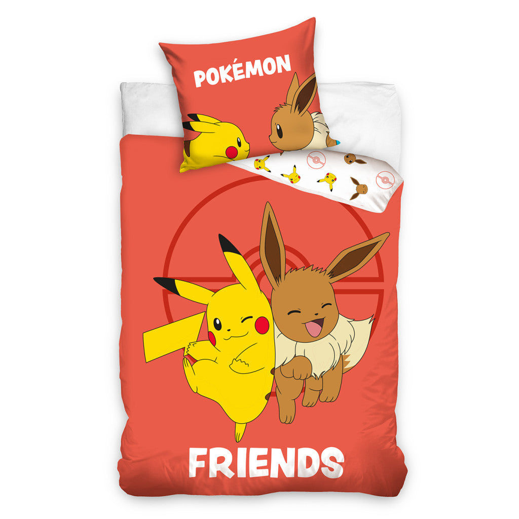 Pok√©mon Friends gultasveļas komplekts 140–200 cm, 70–90 cm