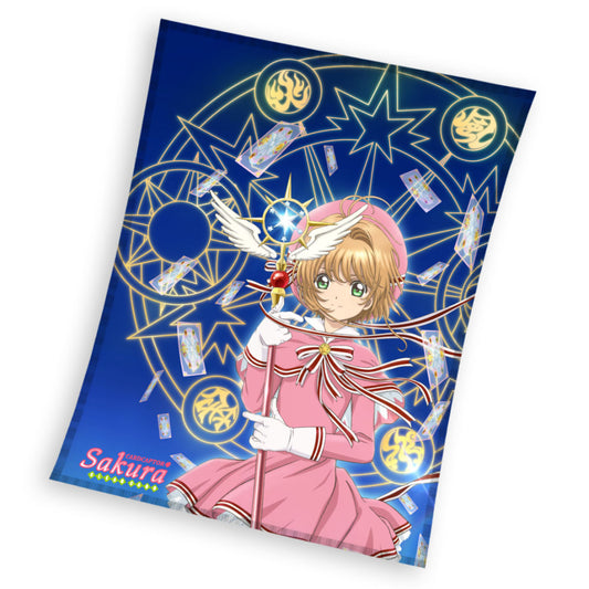 Anime Magic Cardcaptor Sakura flaneļa polārā sega 130x160cm