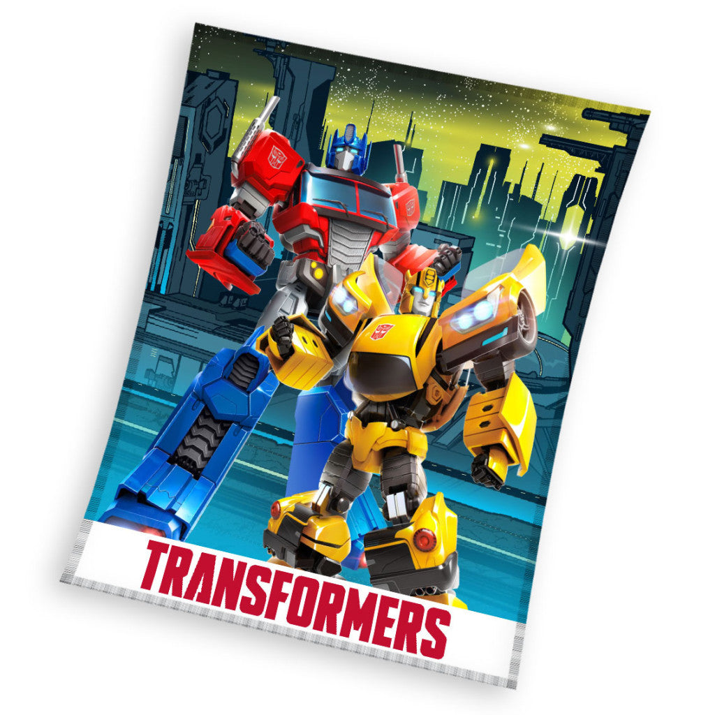 Transformers Cybercore koraļļu vilnas polārā sega 130x160cm