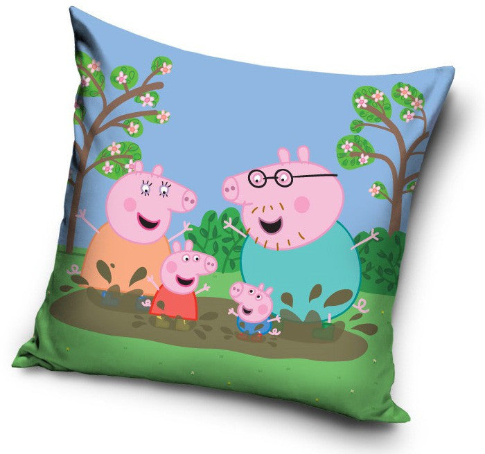 Peppa Pig Mud samta spilvena pārvalks 40x40 cm