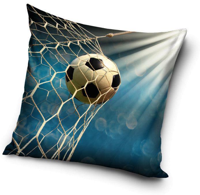Futbola tīkla samta spilvena pārvalks 40x40 cm