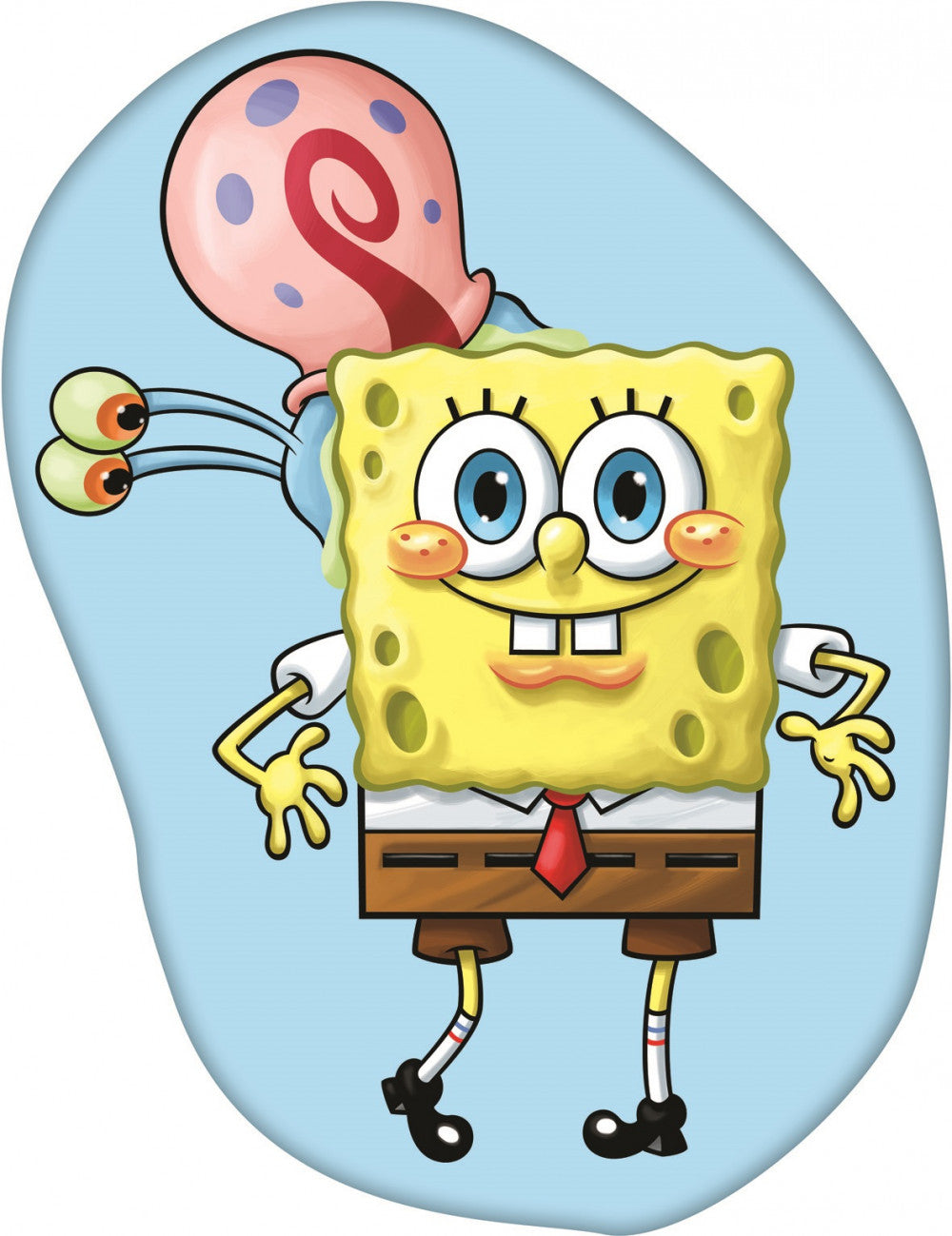 SpongeBob formas spilvens, dekoratīvs spilvens 39*42 cm