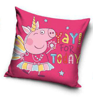Peppa Pig "Jā" dekoratīvais spilvens, 40x40 cm
