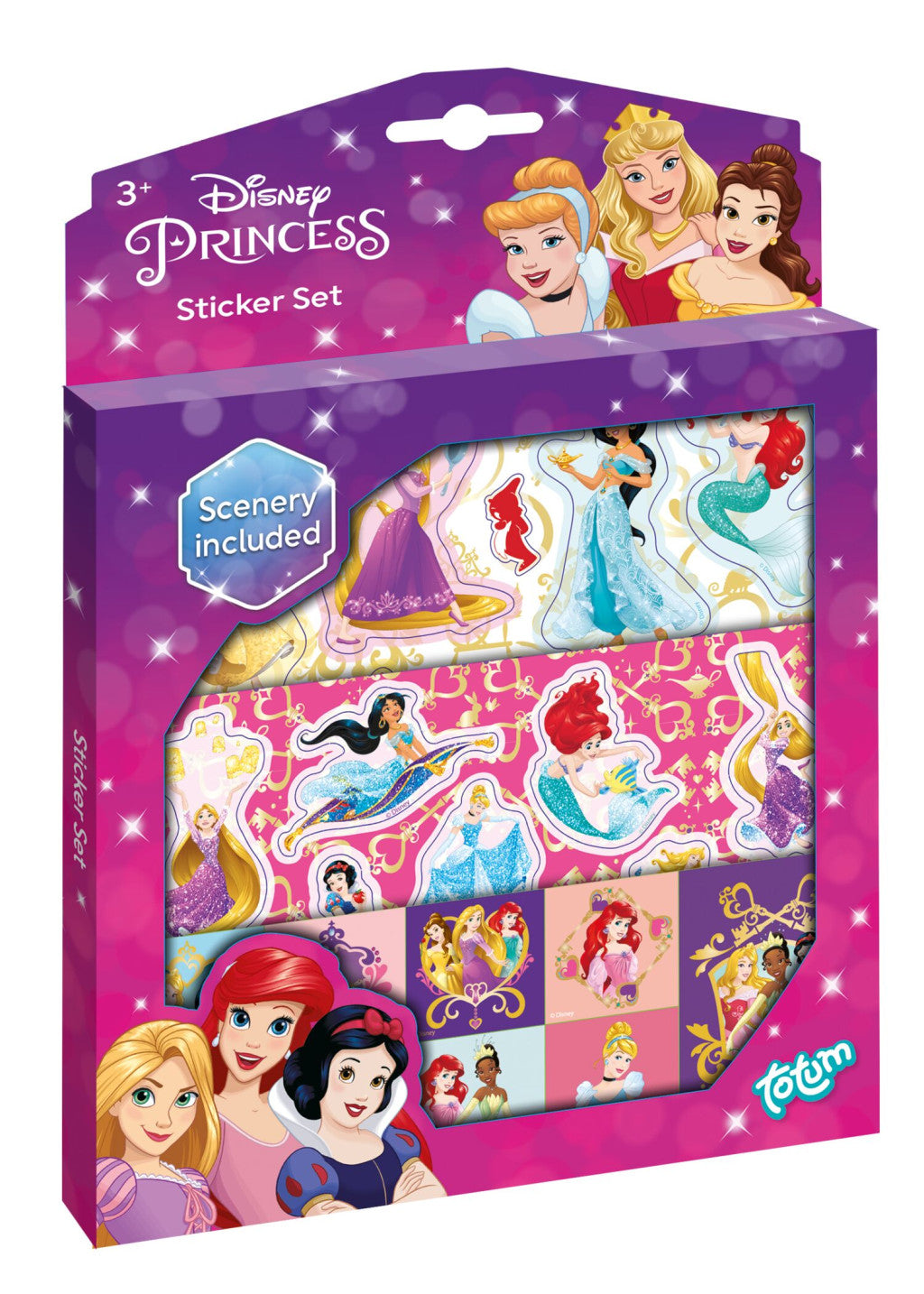 Disney princeses karaliskās uzlīmju komplekts