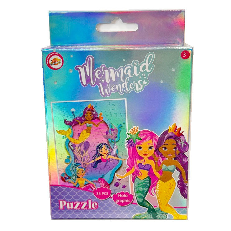 Nāriņas gliemežvāka hologrammas mini puzle 35 gabali