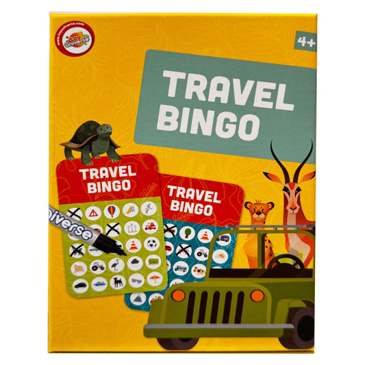 Krāsu bingo ceļojumu spēle