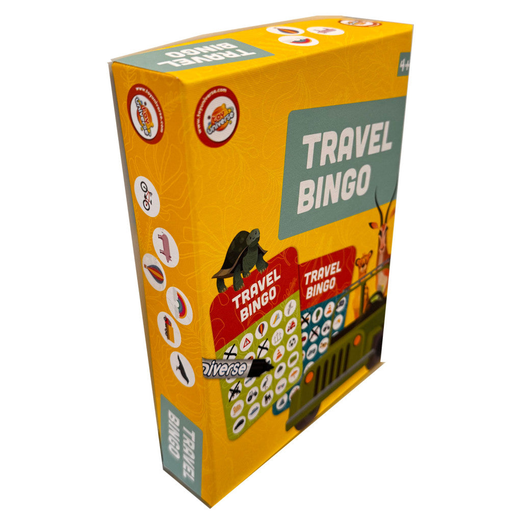 Krāsu bingo ceļojumu spēle
