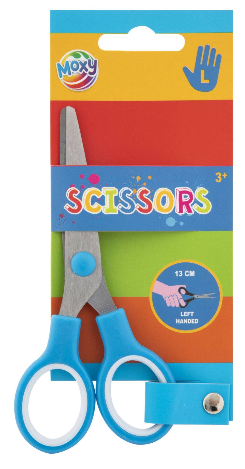 Krāsa Moxy Blue kreisroču šķēres 13 cm