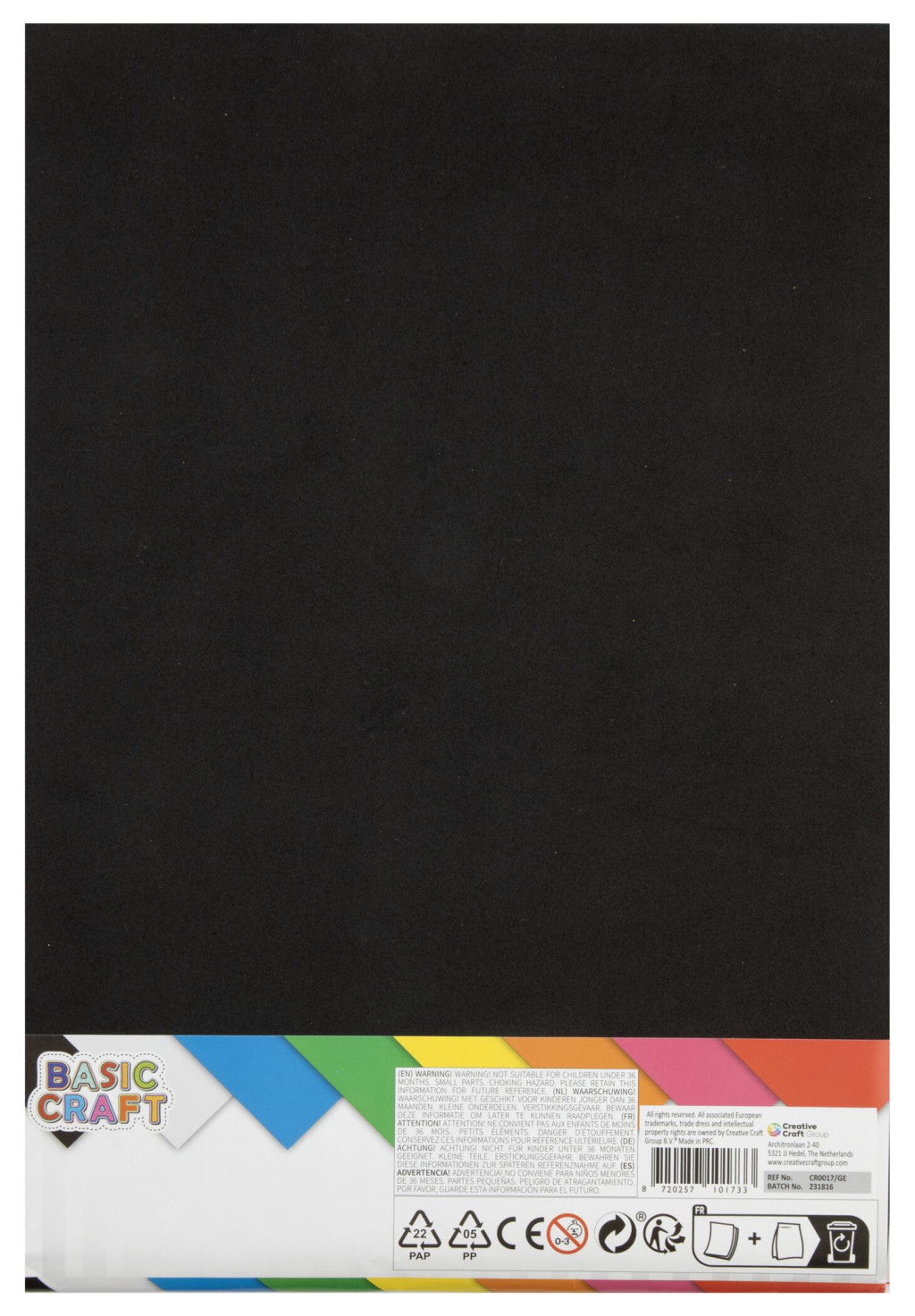 Colour Crafts putuplasta loksnes 8 gab.