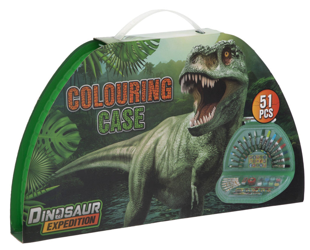 Dinozauru ekspedīcijas 51 piederuma kancelejas piederumu komplekts