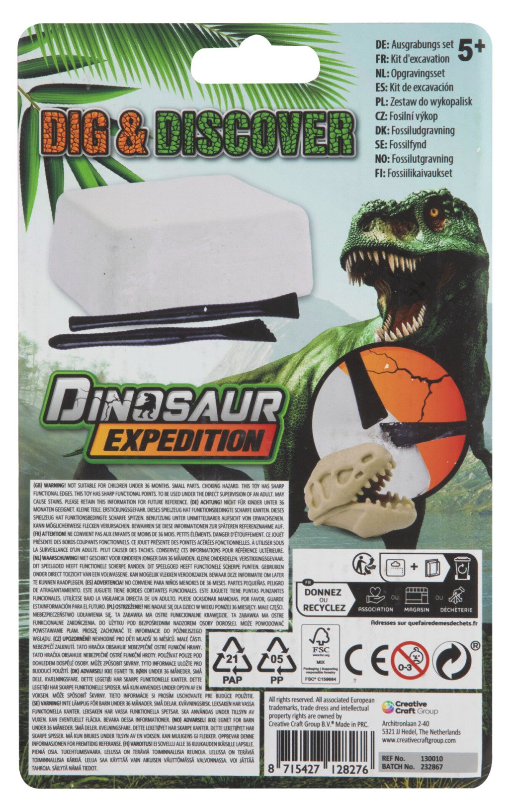 Dinozauru ekspedīcijas mini pētnieku komplekts