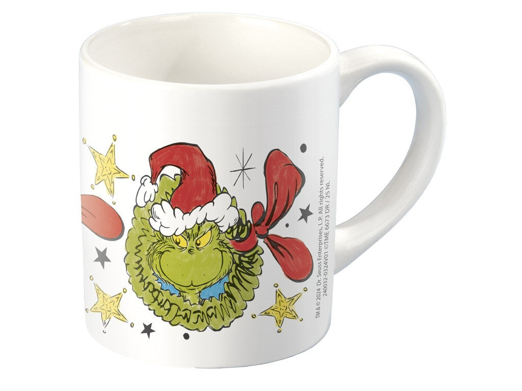 Grinča Dr. Seuss krāsojamā porcelāna krūze 235 ml dāvanu kastītē