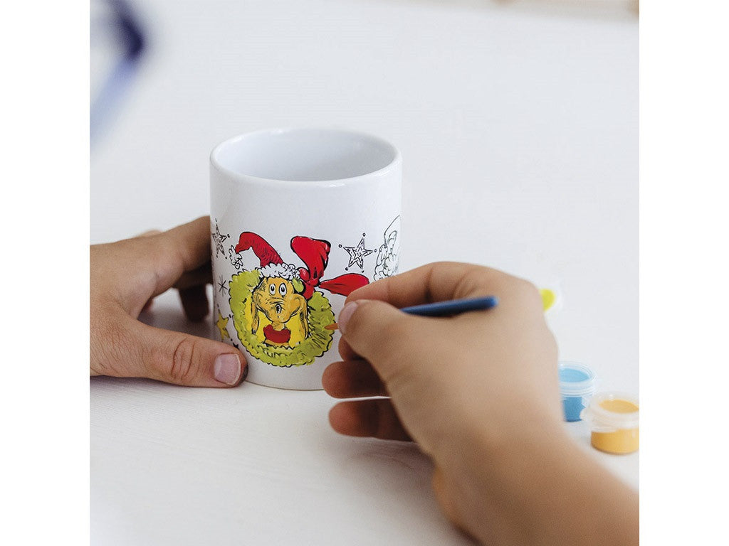 Grinča Dr. Seuss krāsojamā porcelāna krūze 235 ml dāvanu kastītē