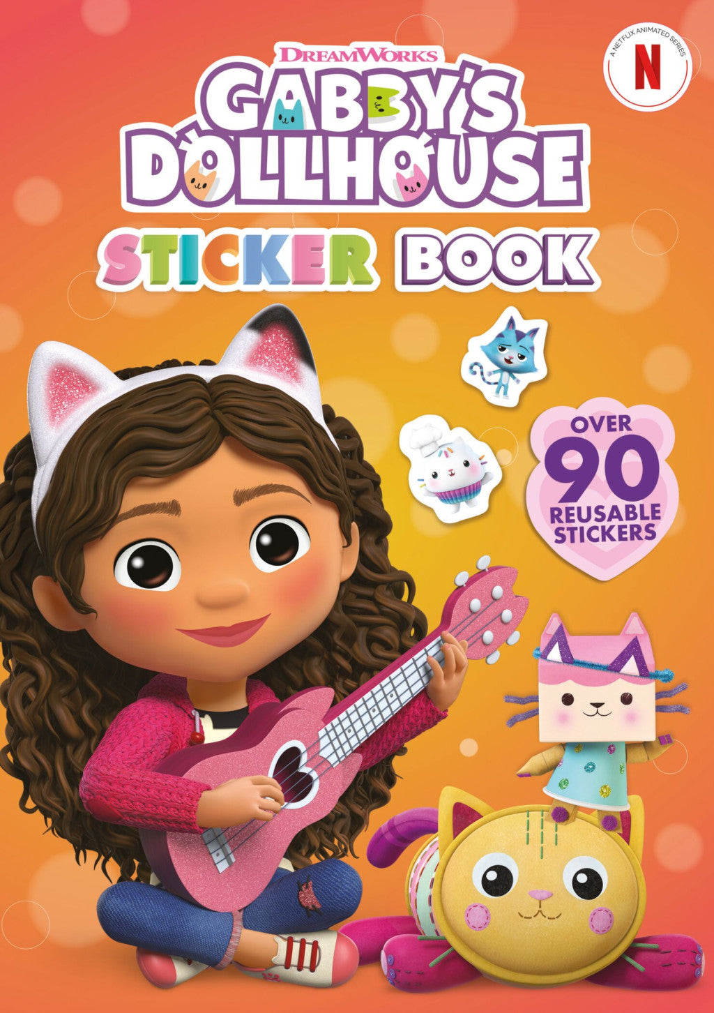 Gabby's Dollhouse Sprinkle Party krāsojamo un uzlīmju komplekts