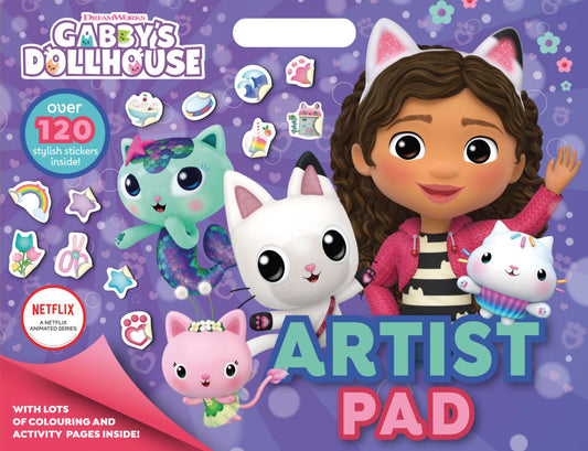 Gabby's Dollhouse Cats krāsojamo un aktivitāšu komplekts