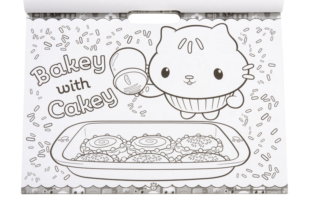 Gabby's Dollhouse Cats krāsojamo un aktivitāšu komplekts
