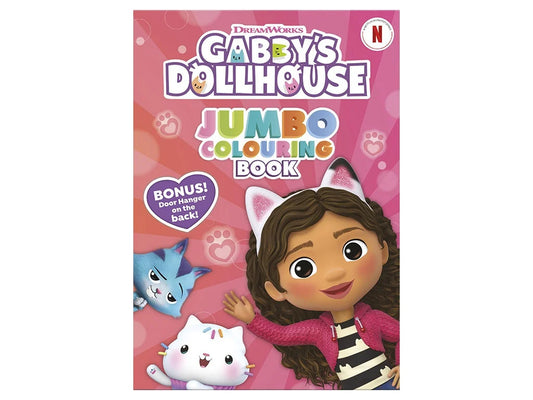 Gabby's Dollhouse Sprinkle Party Jumbo krāsojamā grāmata