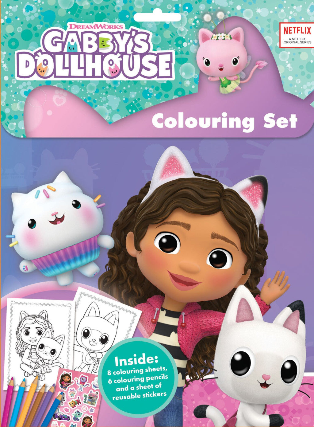 Gabby's Dollhouse Cats krāsošanas komplekts