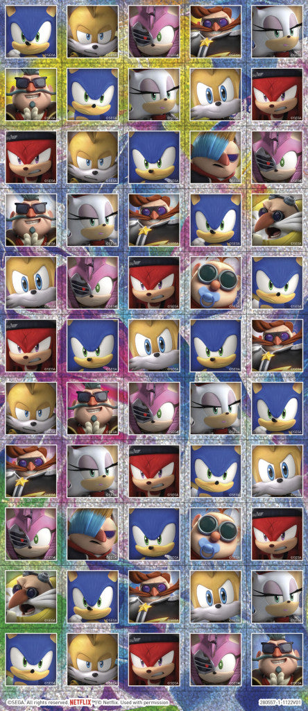 Sonic the Hedgehog Prime Super uzlīmju komplekts ar spēli