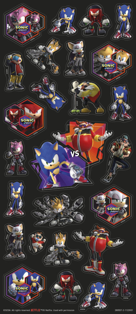 Sonic the Hedgehog Prime Super uzlīmju komplekts ar spēli