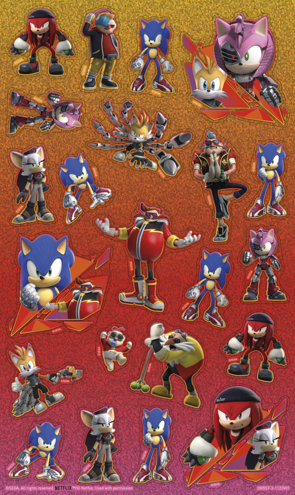 Sonic the Hedgehog Prime Super uzlīmju komplekts ar spēli