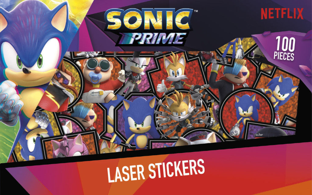 Sonic the Hedgehog Prime Super uzlīmju komplekts ar spēli