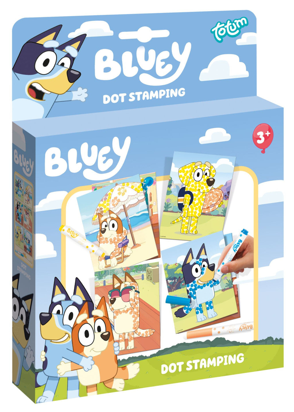 Bluey Rest punktu zīmogu radošais komplekts