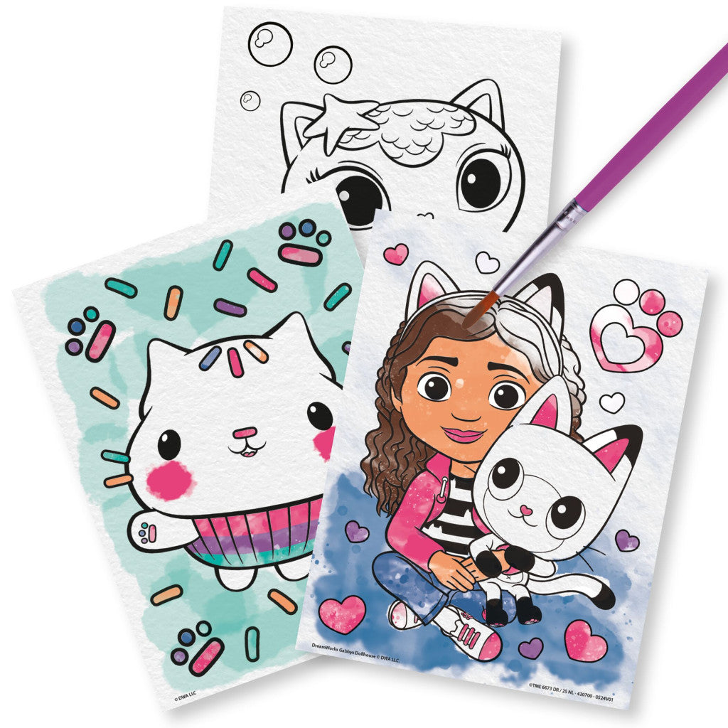 Gabby's Dollhouse Cats gleznošanas komplekts