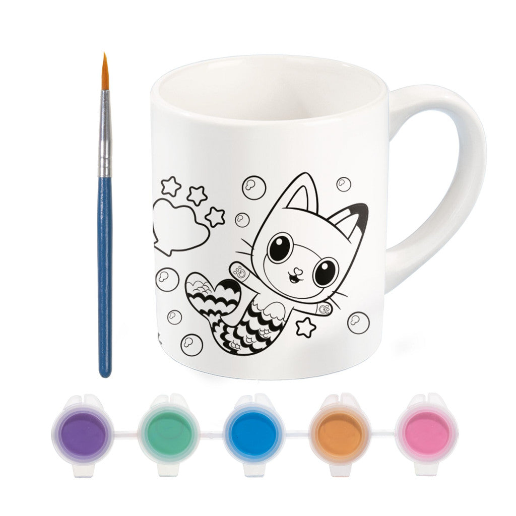 Gabby's Dollhouse Cats krāsojama porcelāna krūze 235 ml dāvanu kastītē