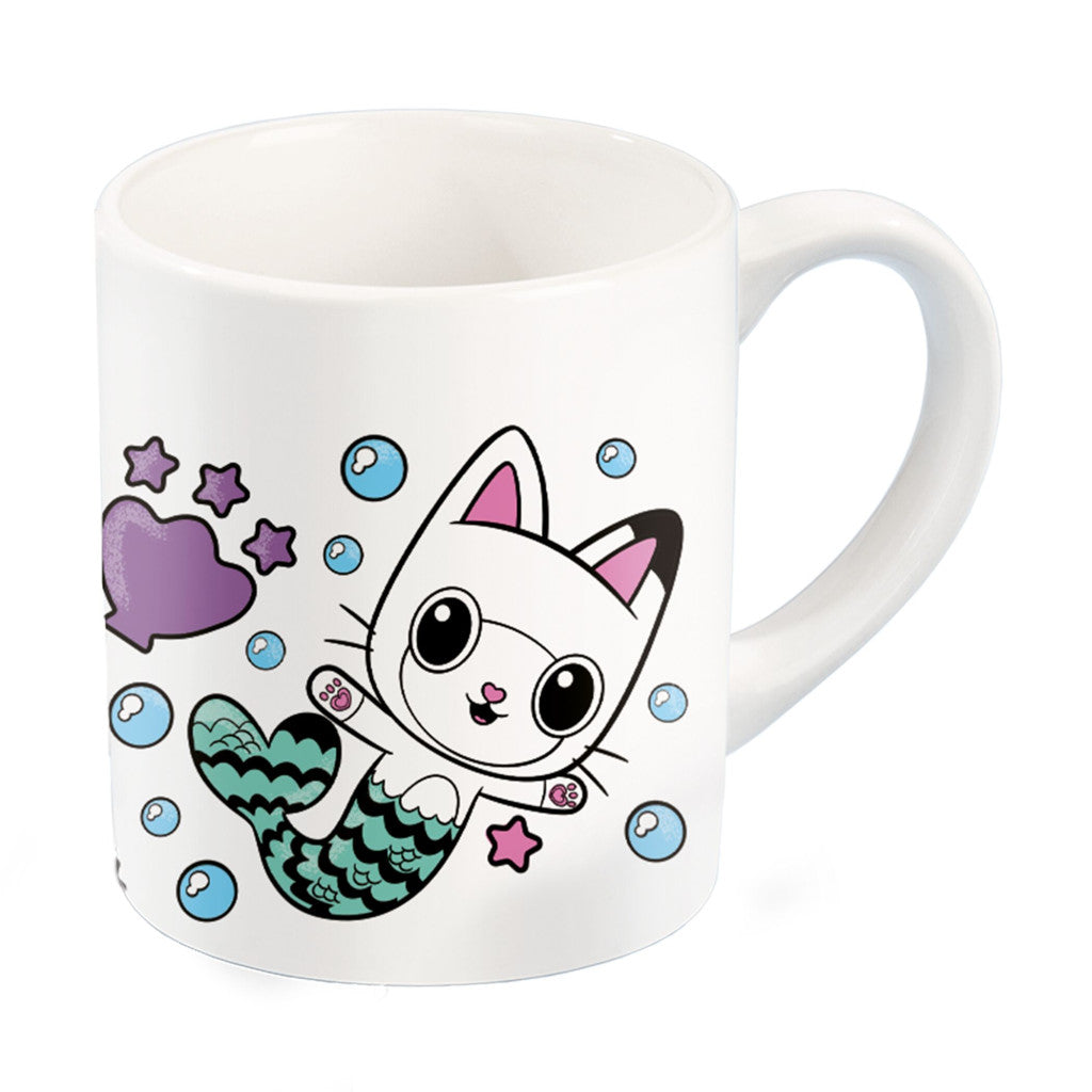 Gabby's Dollhouse Cats krāsojama porcelāna krūze 235 ml dāvanu kastītē