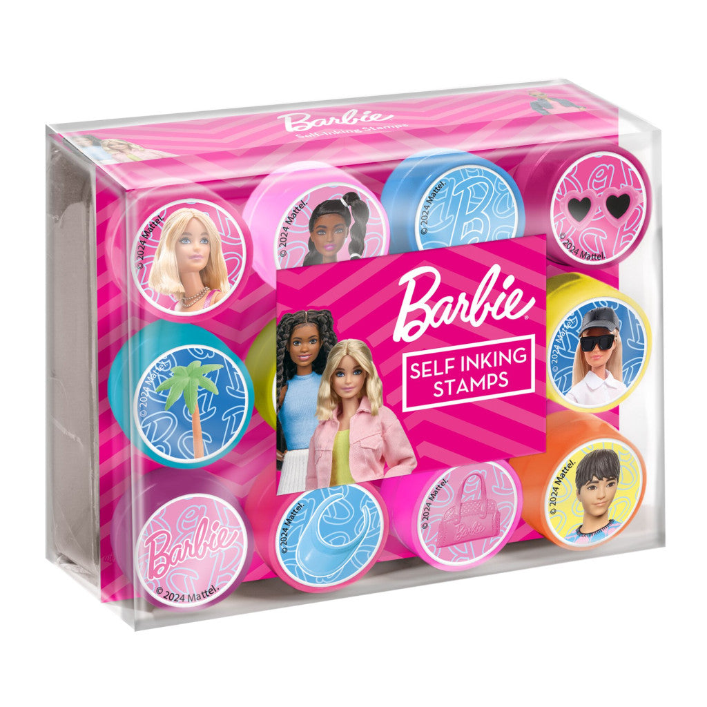 Barbie Malibu 12 daļu zīmogu komplekts