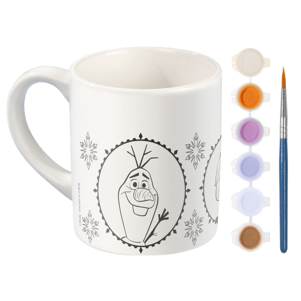 Disney Frozen Destiny krāsojama porcelāna krūze 235 ml dāvanu kastīte