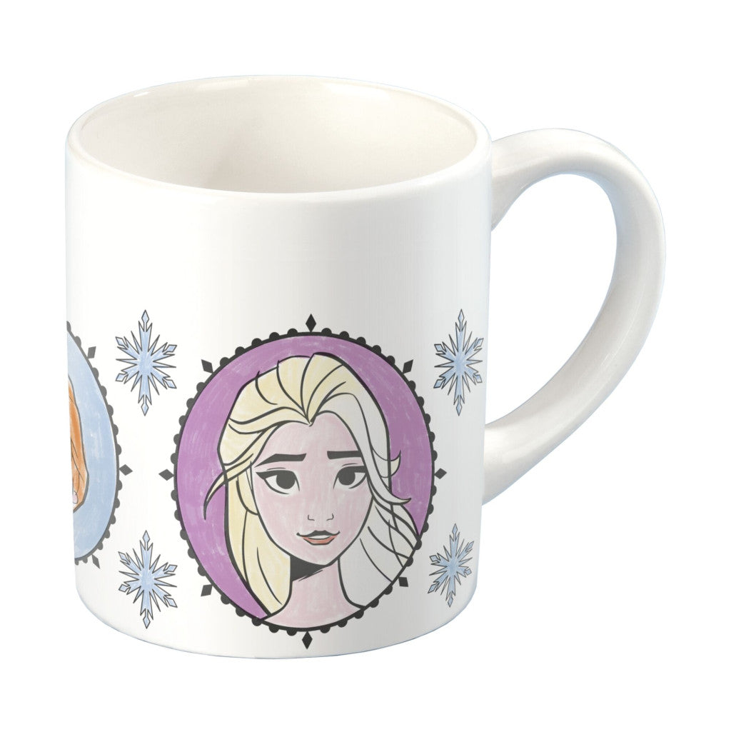 Disney Frozen Destiny krāsojama porcelāna krūze 235 ml dāvanu kastīte
