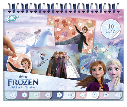 Disney Frozen Likteņa puzles uzlīmju un krāsojamo materiālu komplekts
