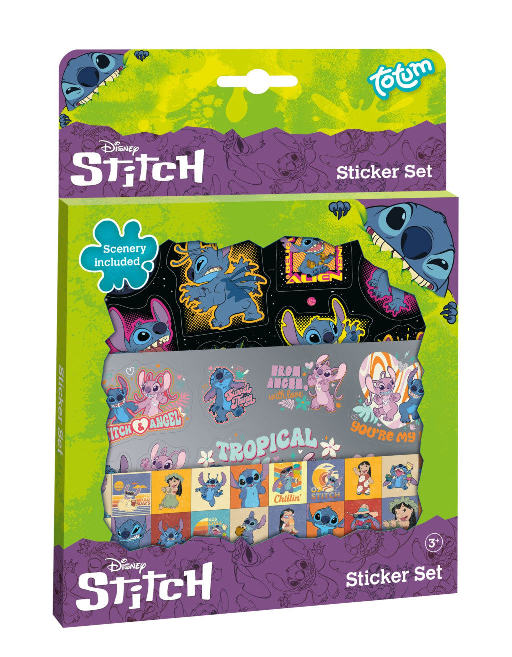 Disney Lilo un Stitch ekstravertu uzlīmju komplekts