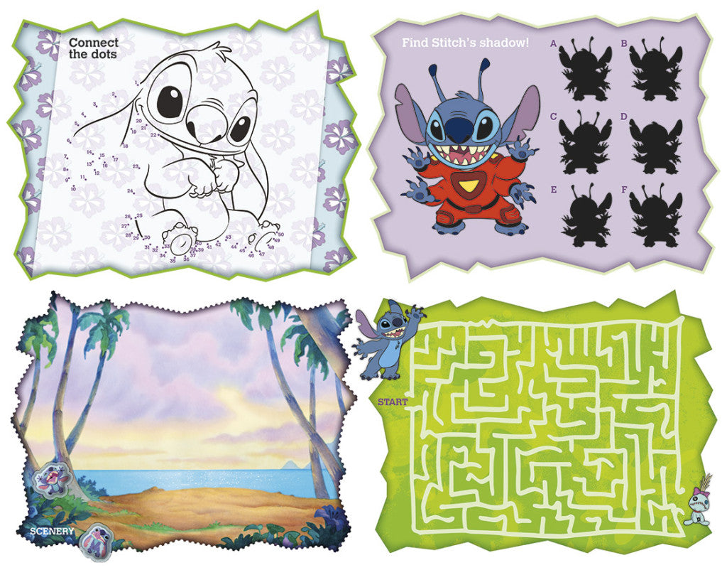 Disney Lilo un Stitch ekstravertu superuzlīmju komplekts ar spēli