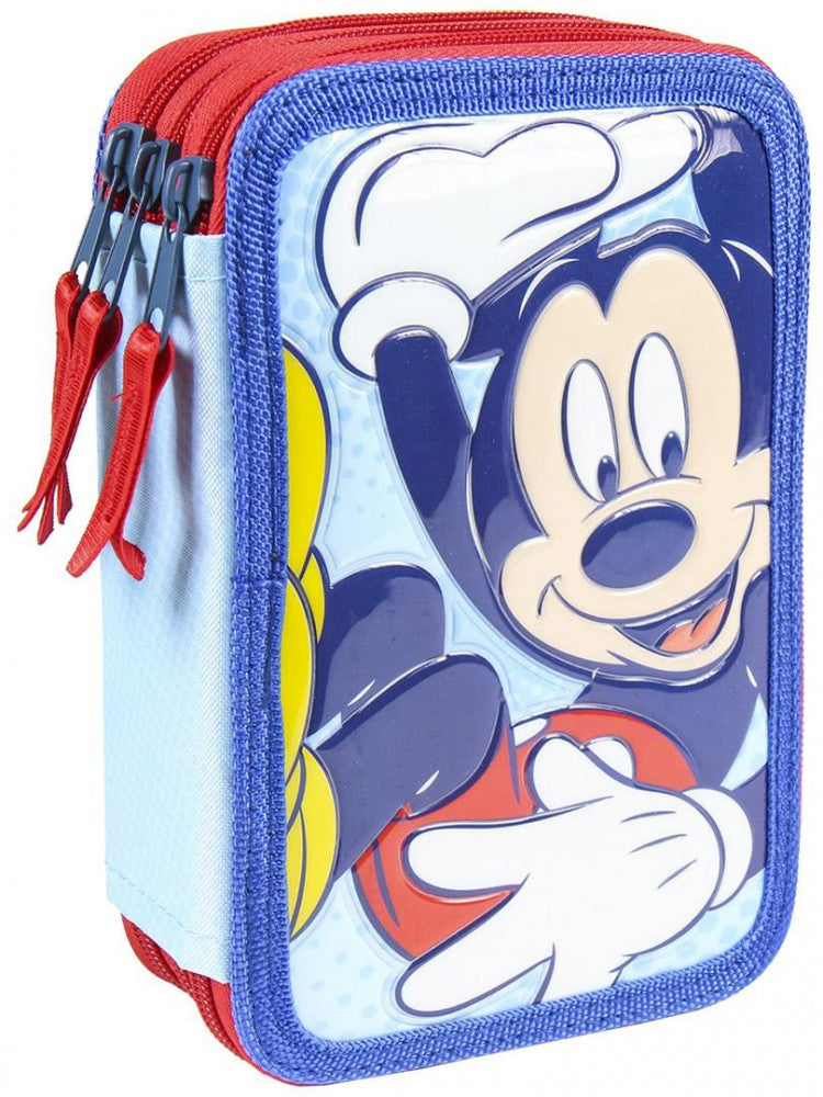 Disney Mikija zīmuļu maciņš ar 3 līmeņiem