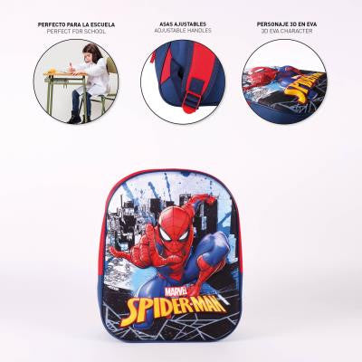 Zirnekļcilvēka 3D mugursoma, soma 31 cm