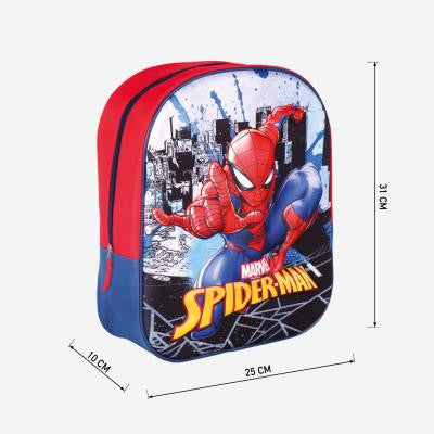 Zirnekļcilvēka 3D mugursoma, soma 31 cm