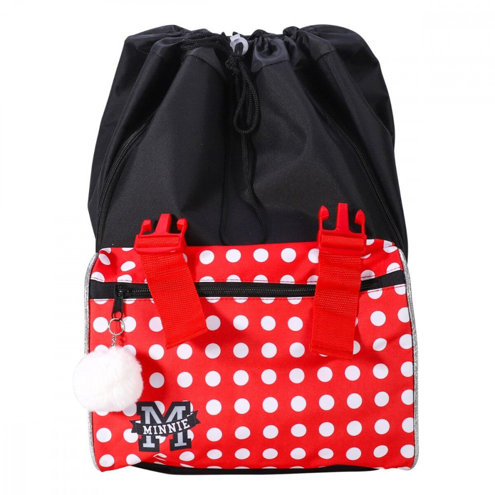 Disney Minnie skolas soma, soma ar bumbuli, 42 cm