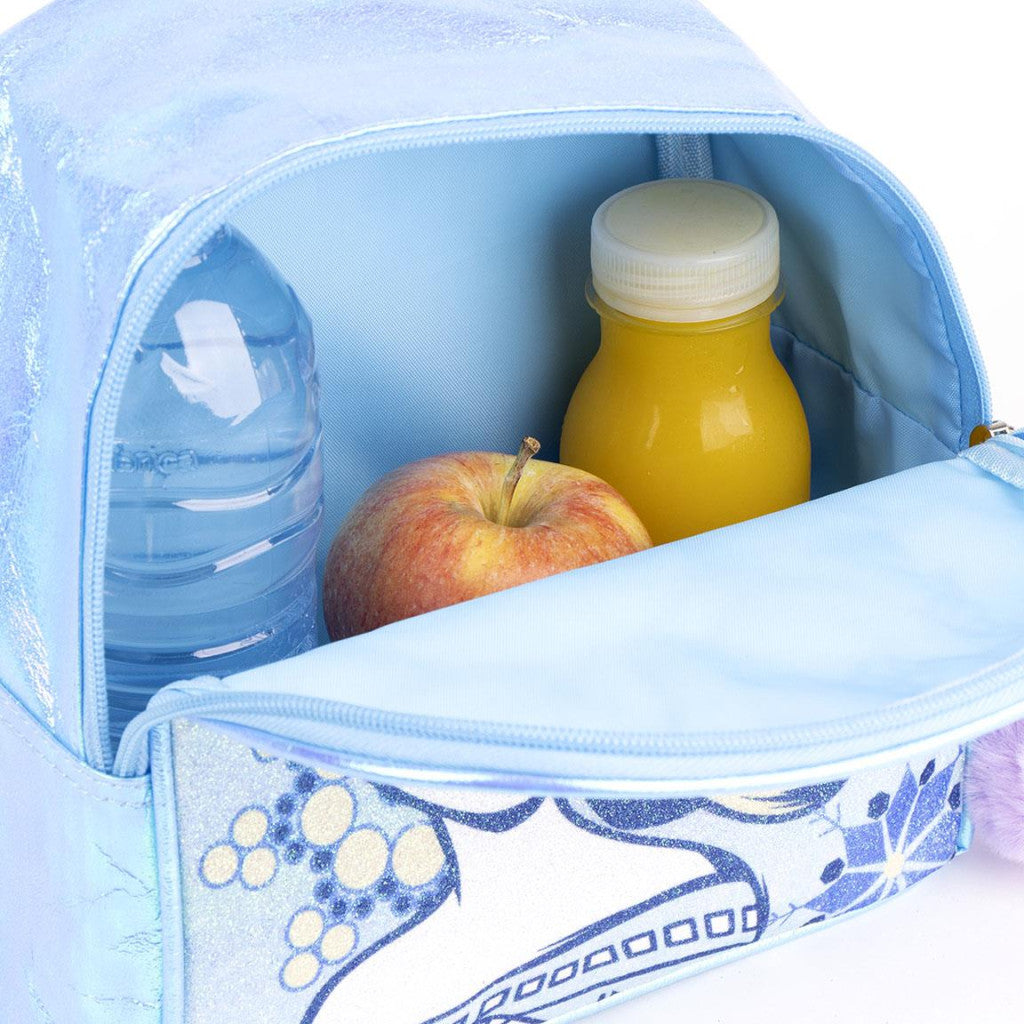 Disney Frozen mirdzošā hologrāfiskā mugursoma, soma 21 cm
