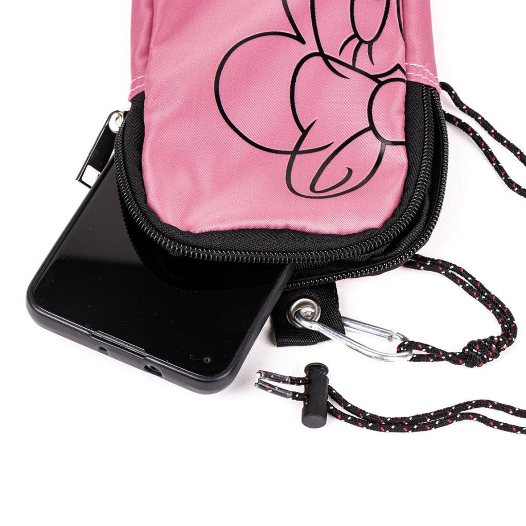 Disney Minnie rozā telefona turētāja somiņa, plecu soma 18 cm