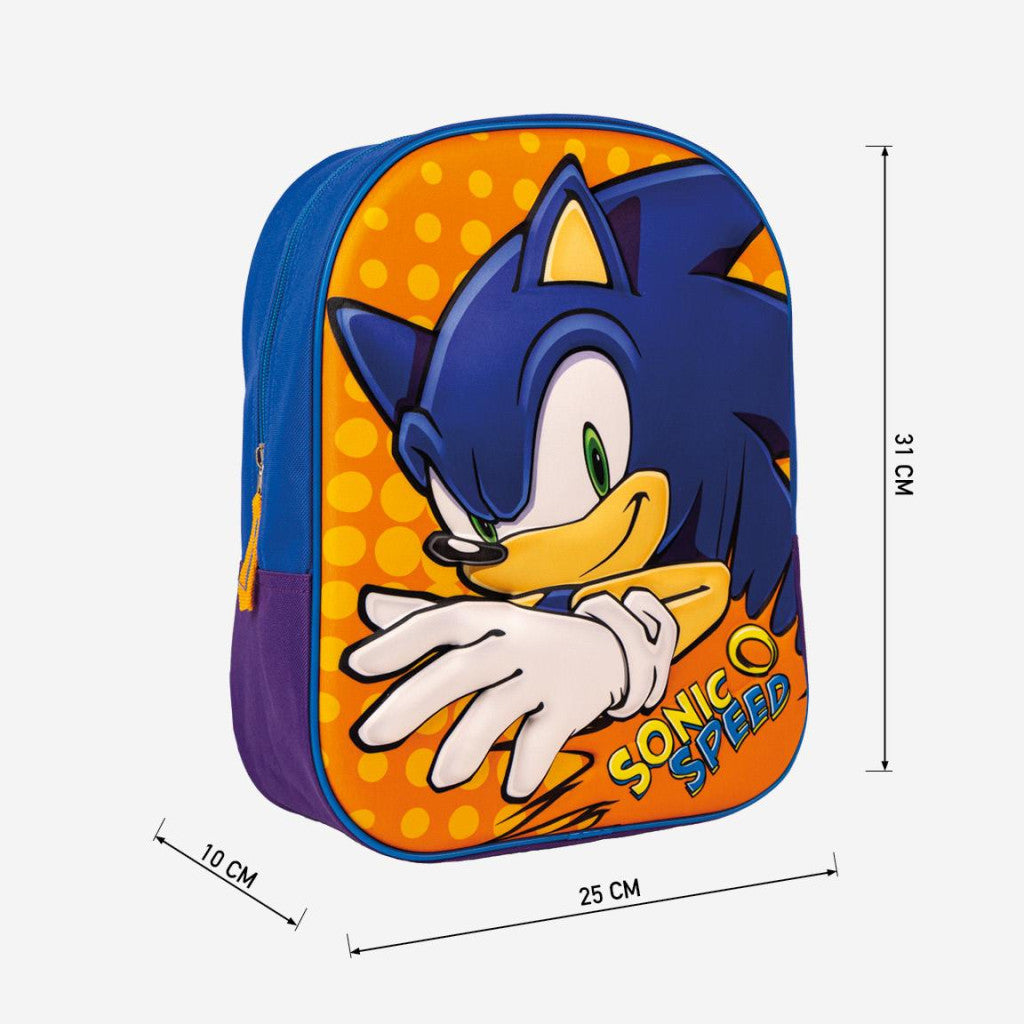 Sonic the Hedgehog Speed 3D mugursoma, soma 31 cm