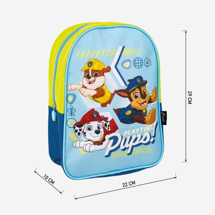 Ķepu patruļas rotaļu kucēnu mugursoma, soma 29 cm