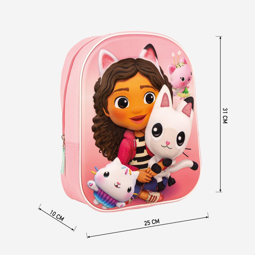 Gabby's Dollhouse Cats 3D mugursoma, soma 31 cm
