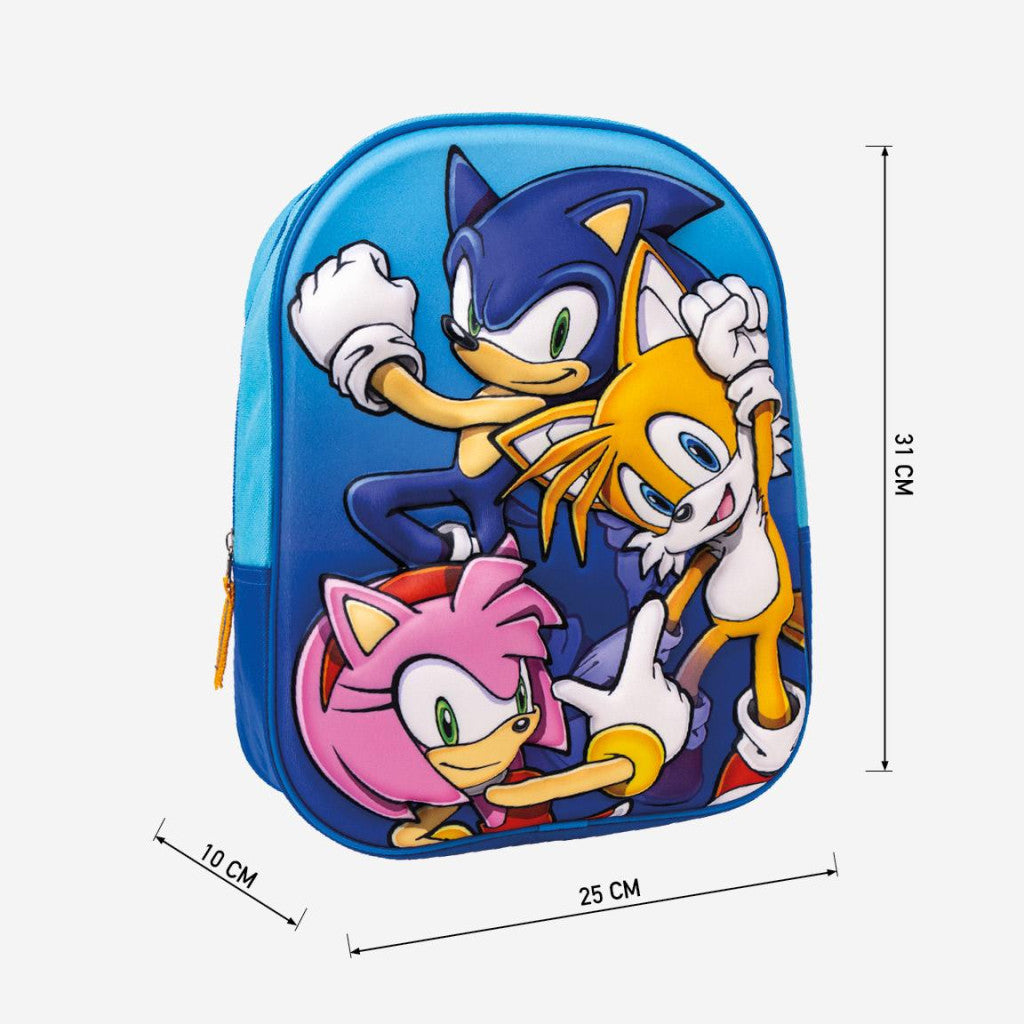 Sonic the Hedgehog Team 3D mugursoma, soma 31 cm