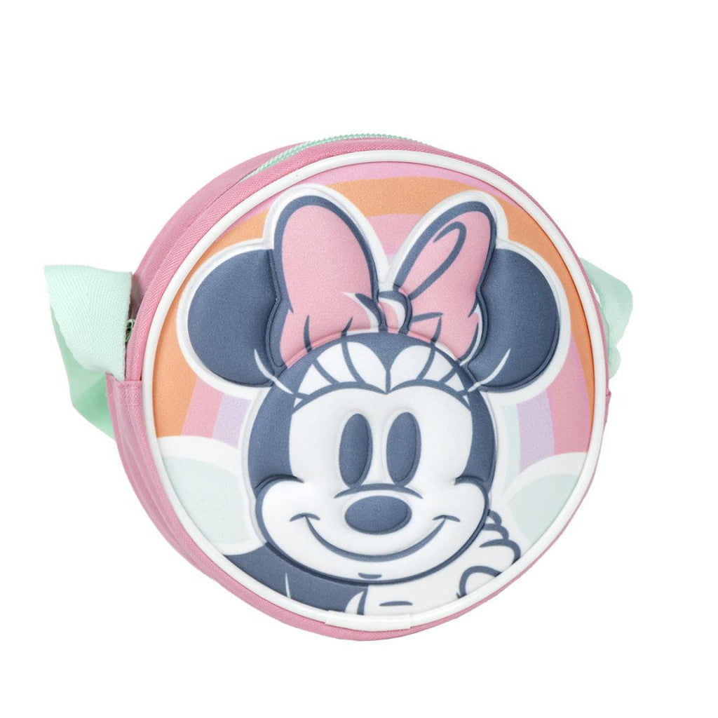 Disney Minnie pasteļtoņu 3D plecu soma