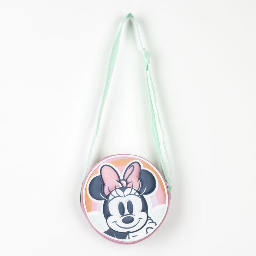 Disney Minnie pasteļtoņu 3D plecu soma